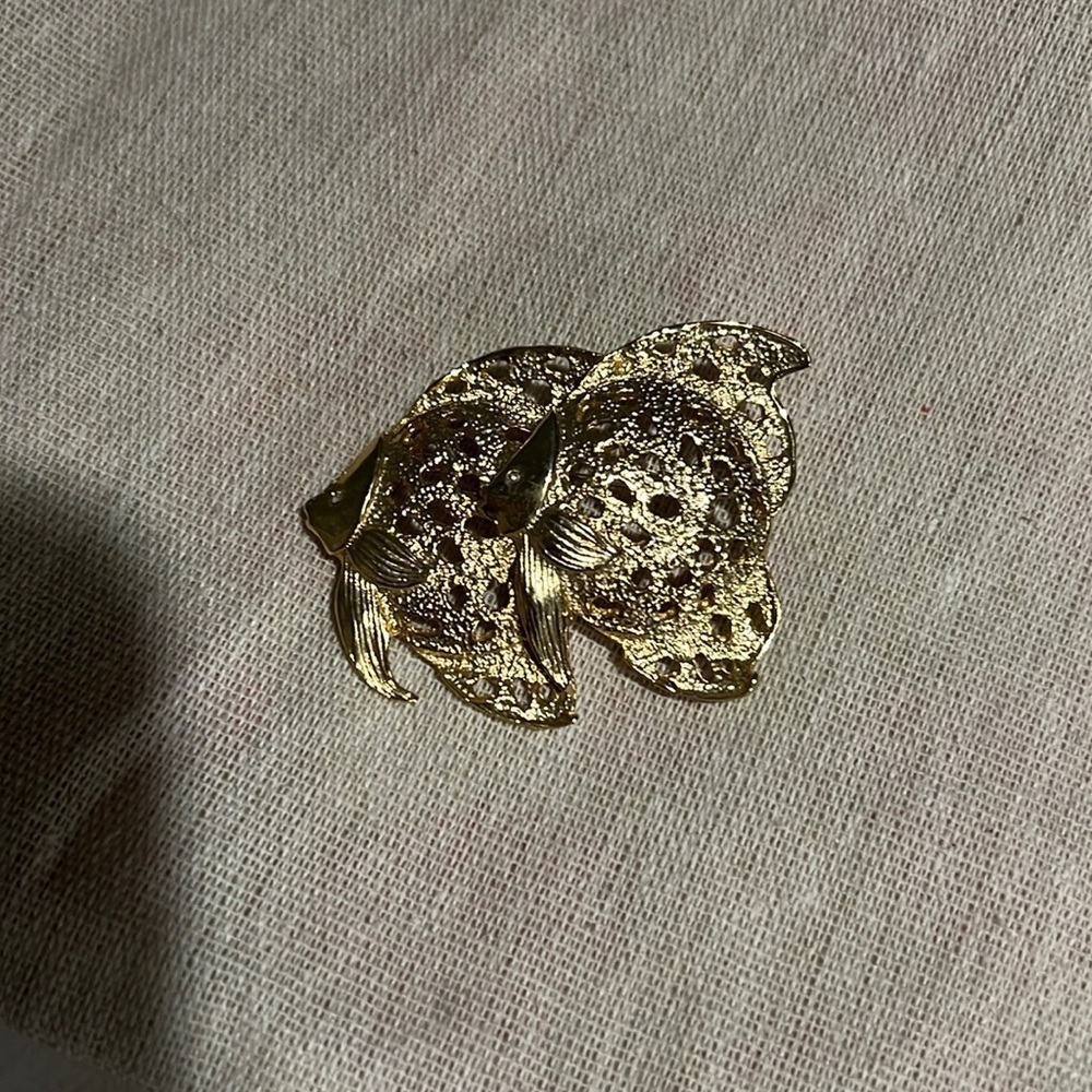 Two Ange Fish Pin by Christina JoyG